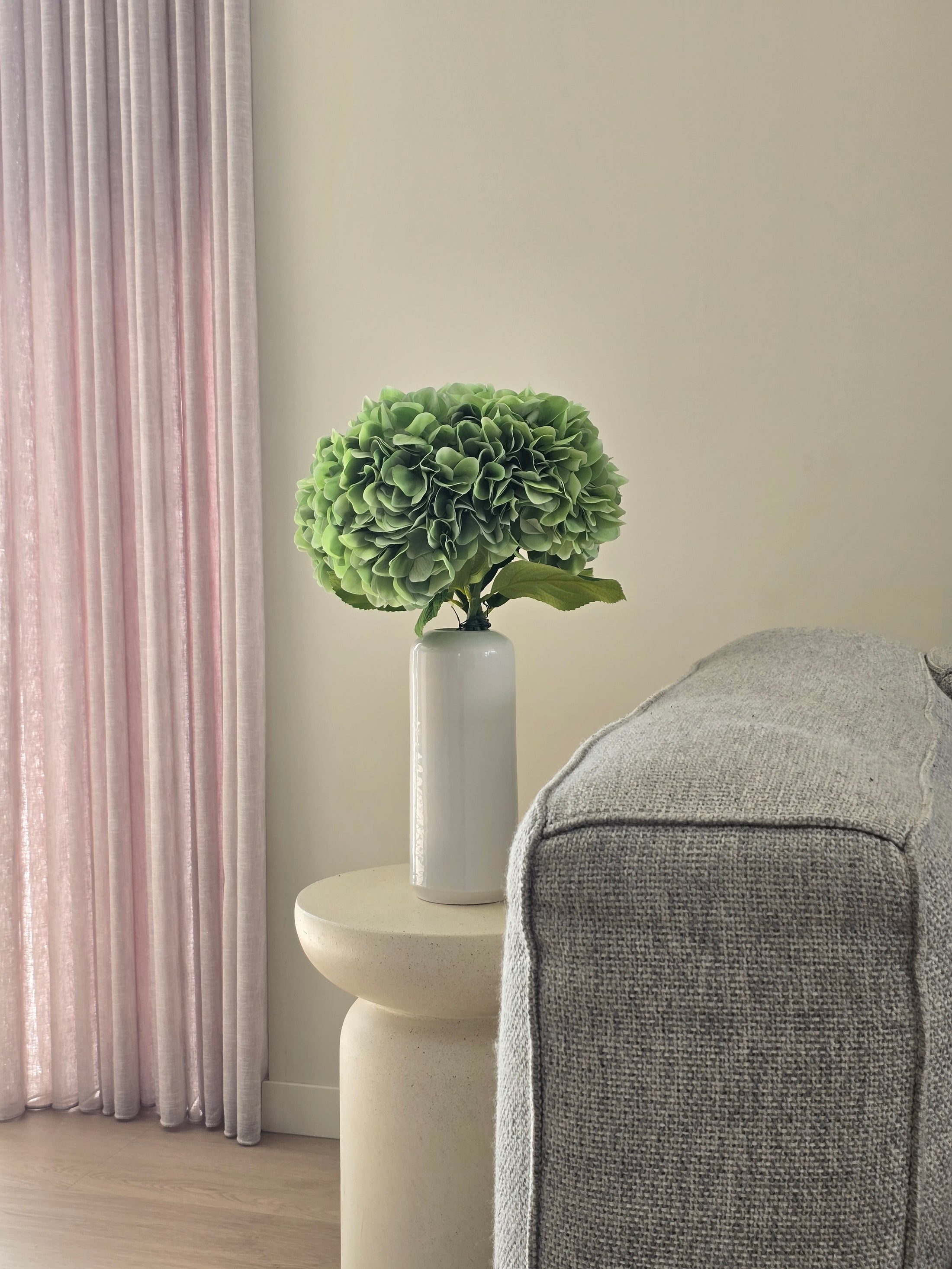 Zijden hortensia boeket Green Fortune
