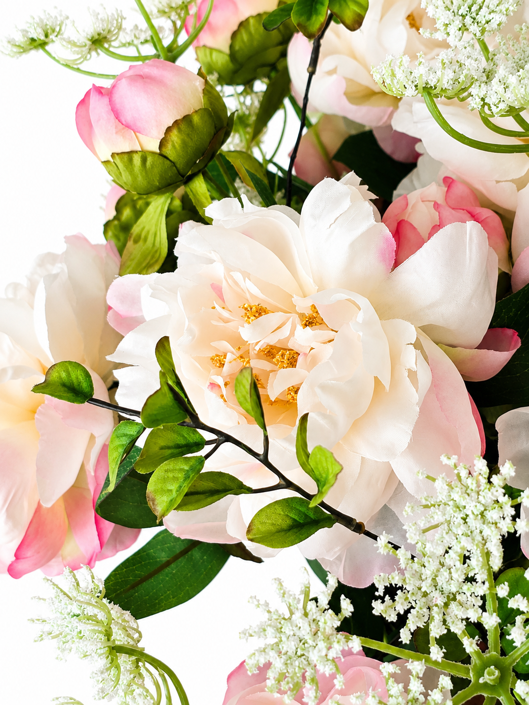 Zijden Pioenrozenboeket Peony Charm